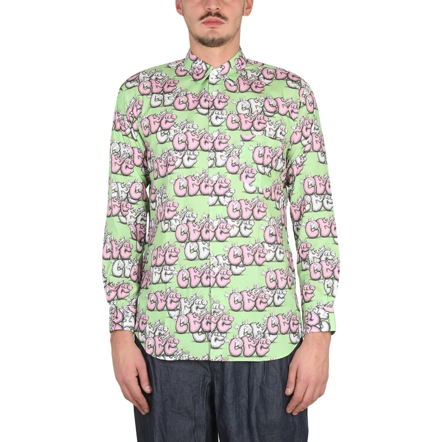 SHIRT WITH PRINT X KAWS
