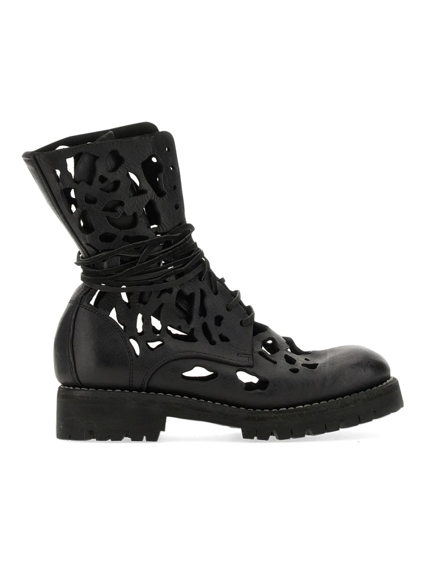 ANKLE BOOT WITH CUT OUT DETAILS
