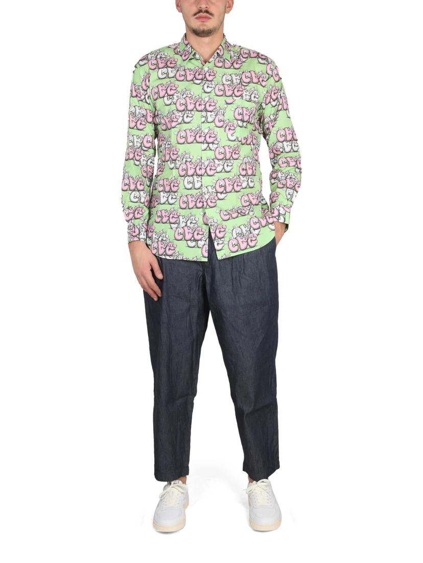 SHIRT WITH PRINT X KAWS