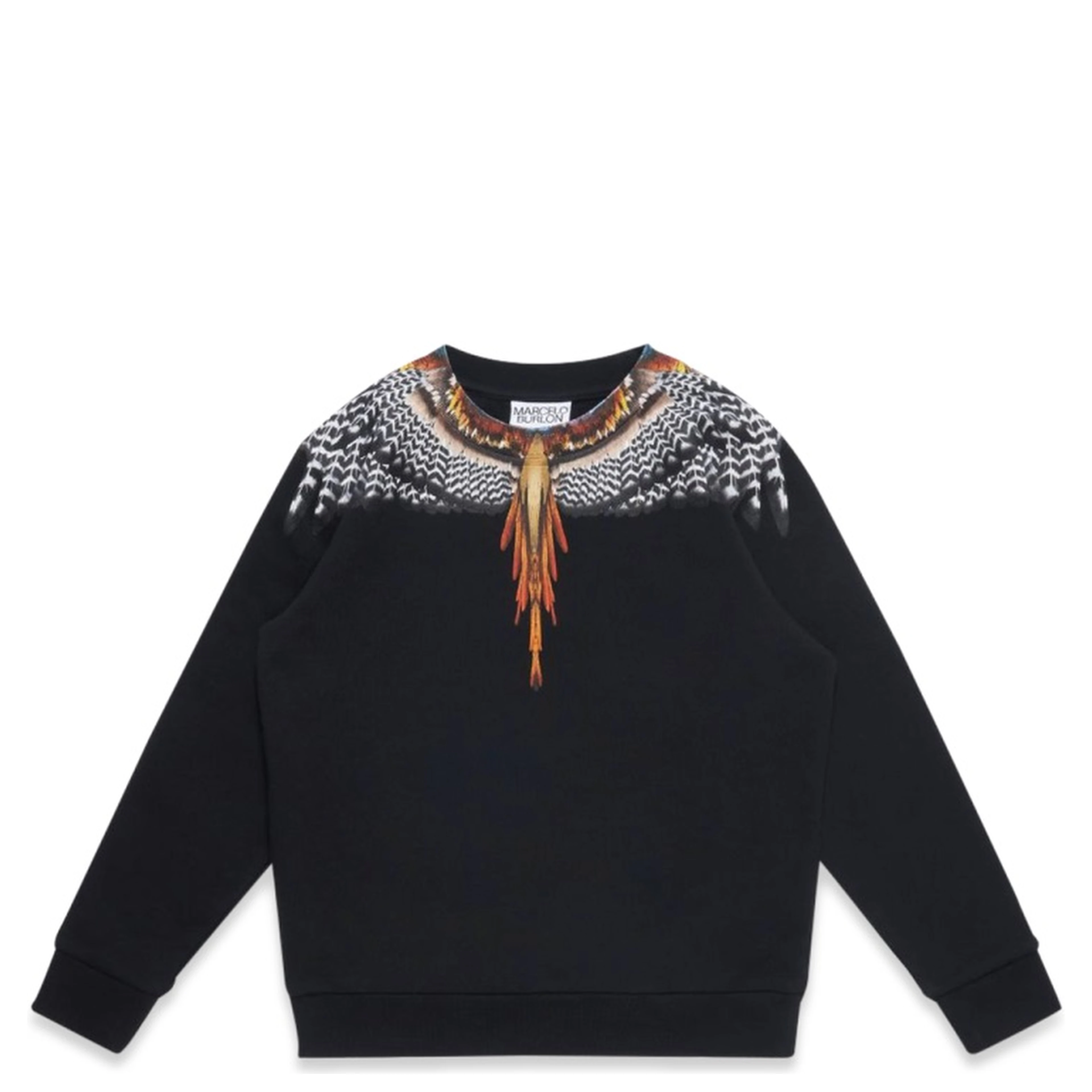 BLACK GRIZZLY WINGS CREWNECK