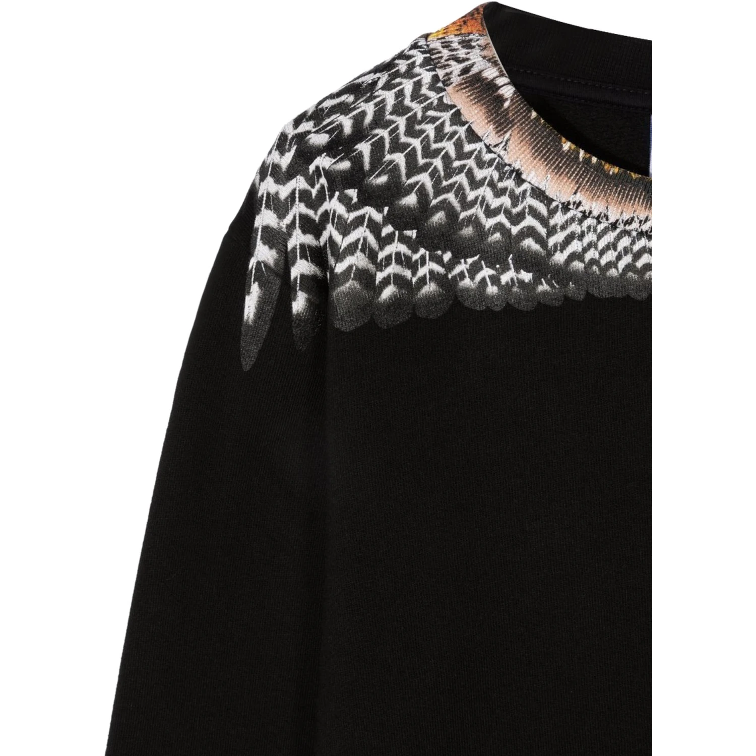 BLACK GRIZZLY WINGS CREWNECK