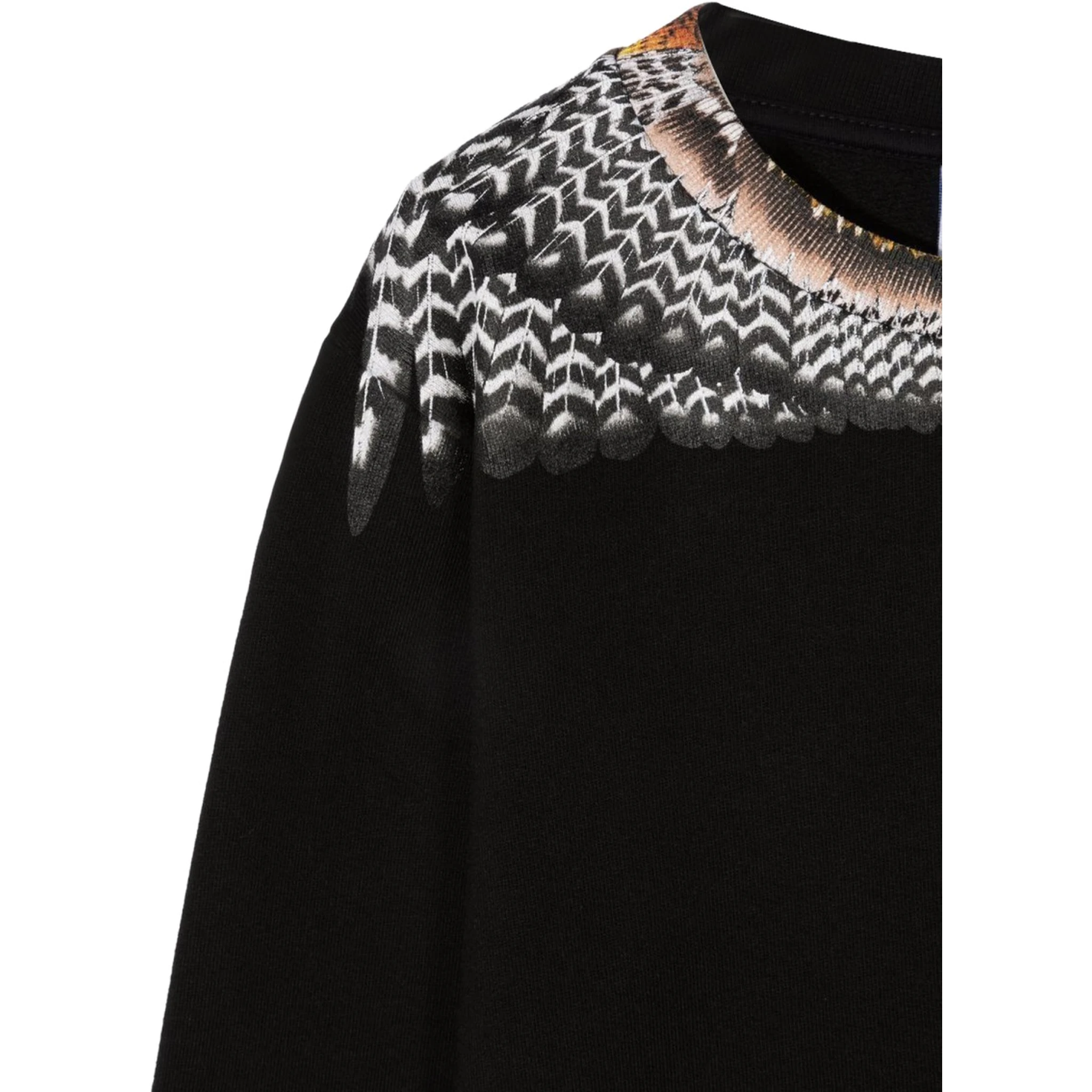 BLACK GRIZZLY WINGS CREWNECK