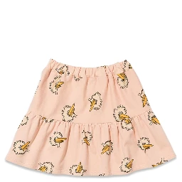 BIRDIE ALL OVER FLEECE SKIRT