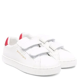 STRAP TENNIS SNEAKER CALF LEATHER