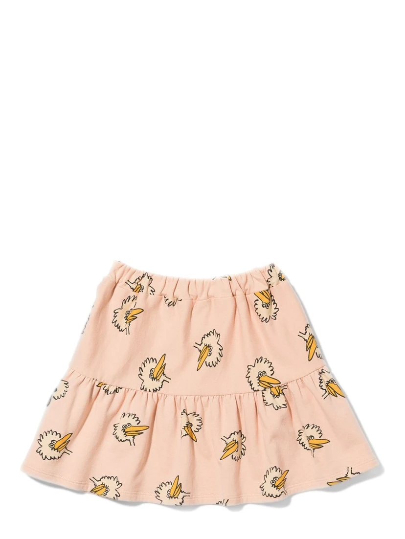 BIRDIE ALL OVER FLEECE SKIRT