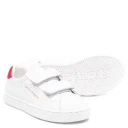 STRAP TENNIS SNEAKER CALF LEATHER