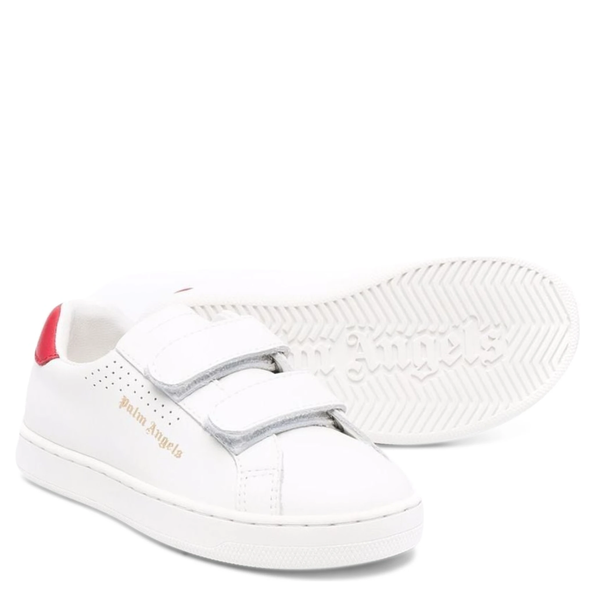STRAP TENNIS SNEAKER CALF LEATHER