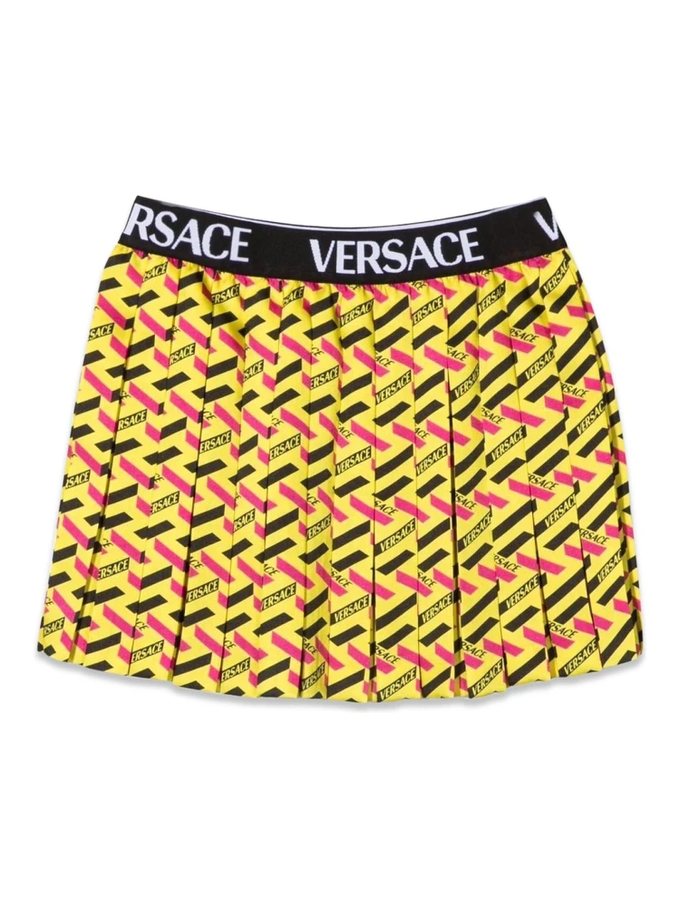 SKIRT TWILL MONOGRAM + ELASTICO LOGO