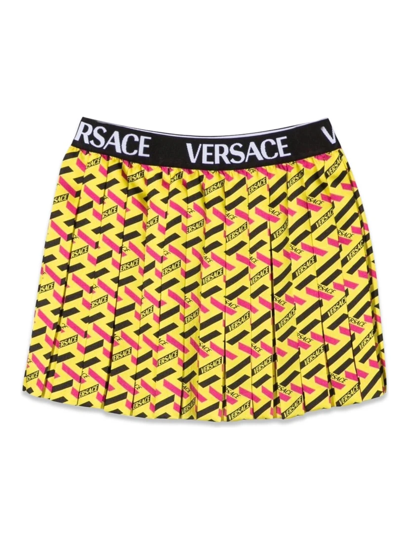 SKIRT TWILL MONOGRAM + ELASTICO LOGO