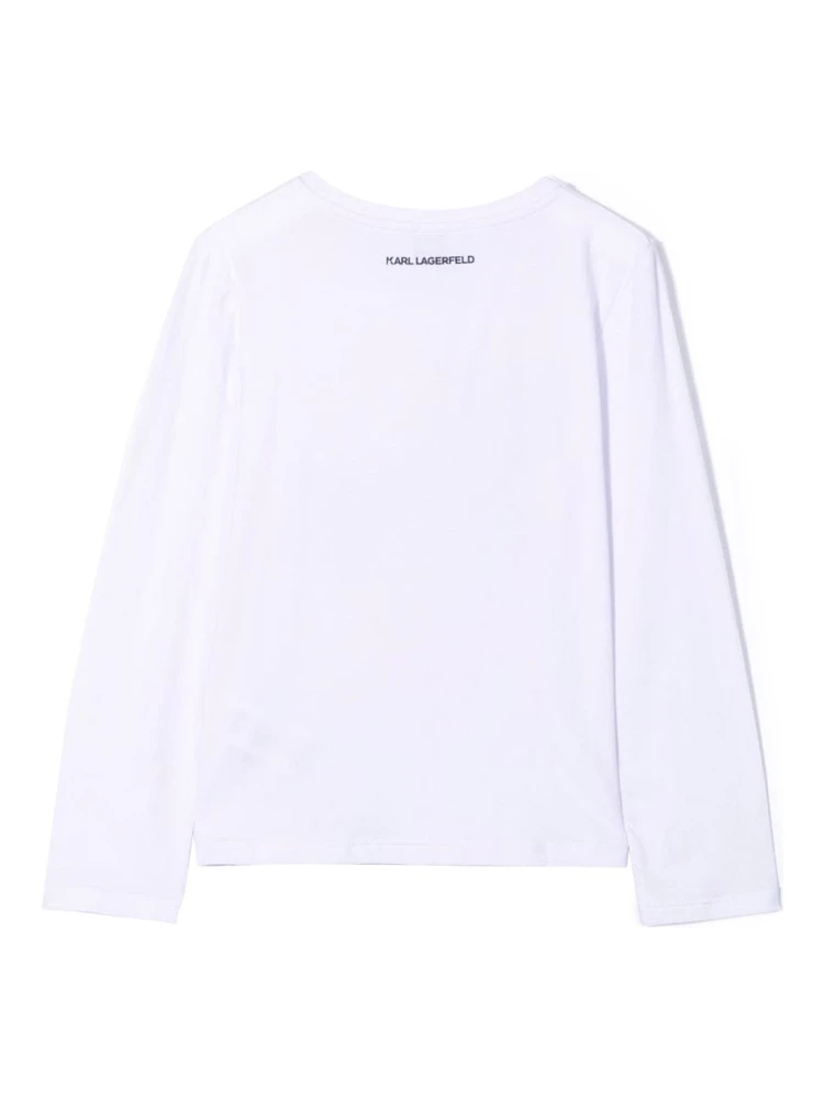 T-SHIRT KARL & CHOUPETTE CON STRASS alternative