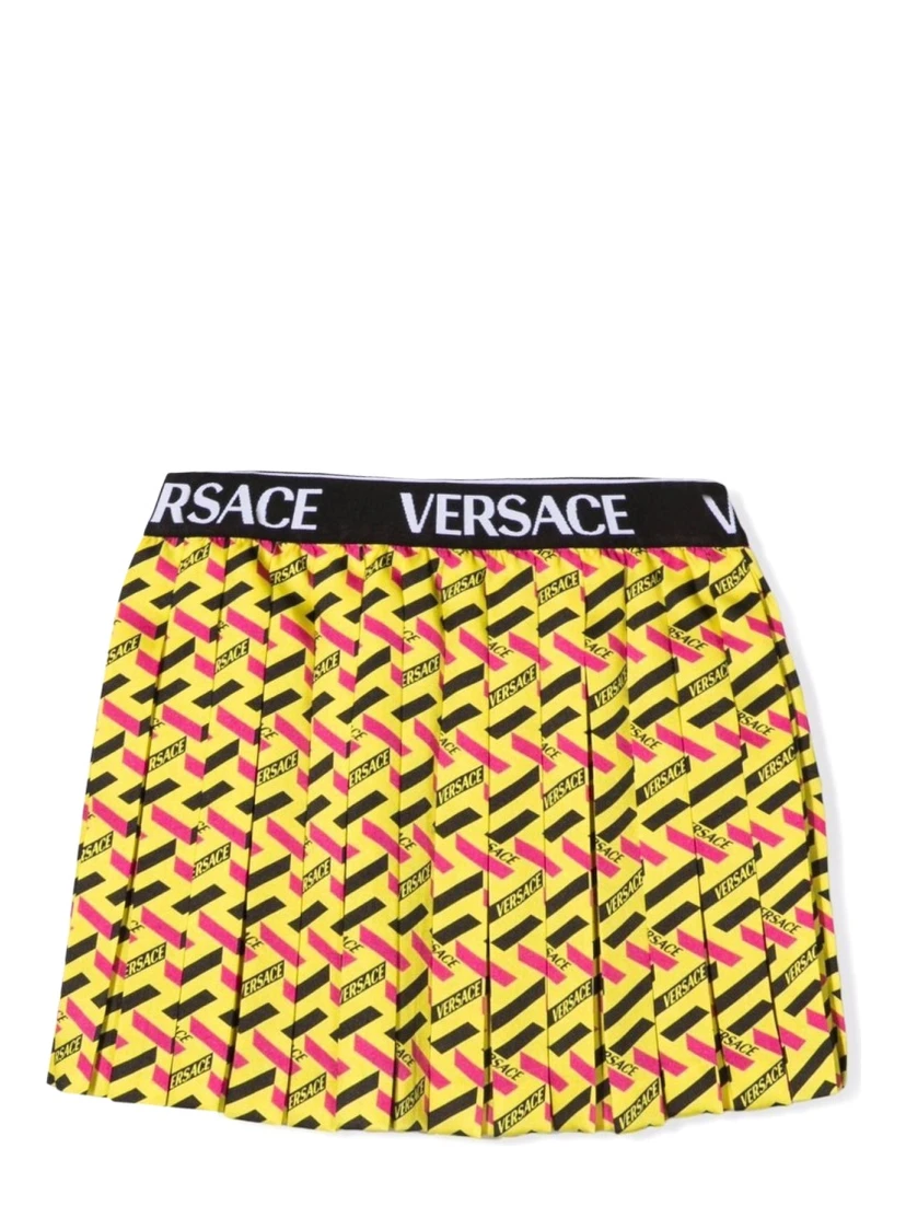 SKIRT TWILL MONOGRAM + ELASTICO LOGO