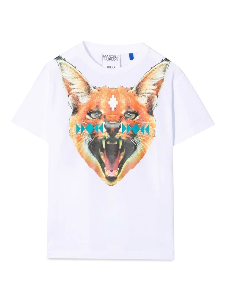 T-SHIRT IN JERSEY DI COTONE CON STAMPA