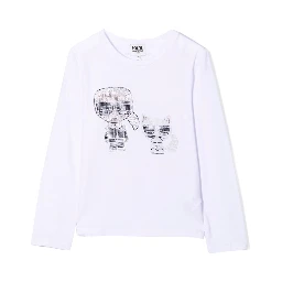 T-SHIRT KARL & CHOUPETTE CON STRASS