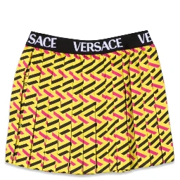 SKIRT TWILL MONOGRAM + ELASTICO LOGO