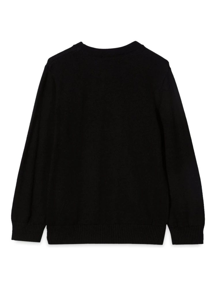 KNITTED JUMPER GIVENCHY "SLIPT" TUFFTING EMBROIDERY. alternative