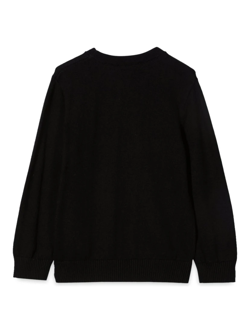 KNITTED JUMPER GIVENCHY "SLIPT" TUFFTING EMBROIDERY.