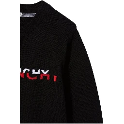 KNITTED JUMPER GIVENCHY "SLIPT" TUFFTING EMBROIDERY.