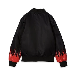 BLACK BOMBER RED FLAMES