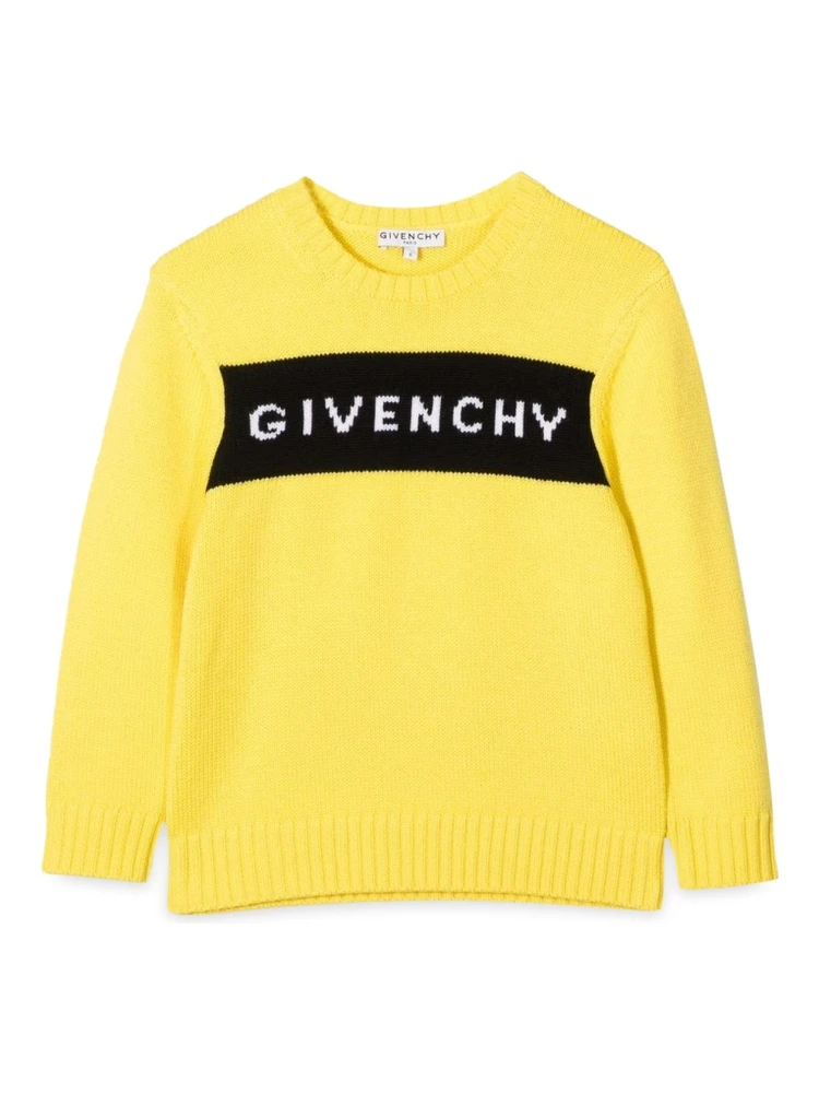 KNITTED JUMPER GIVENCHY JACQUARD LOGO
