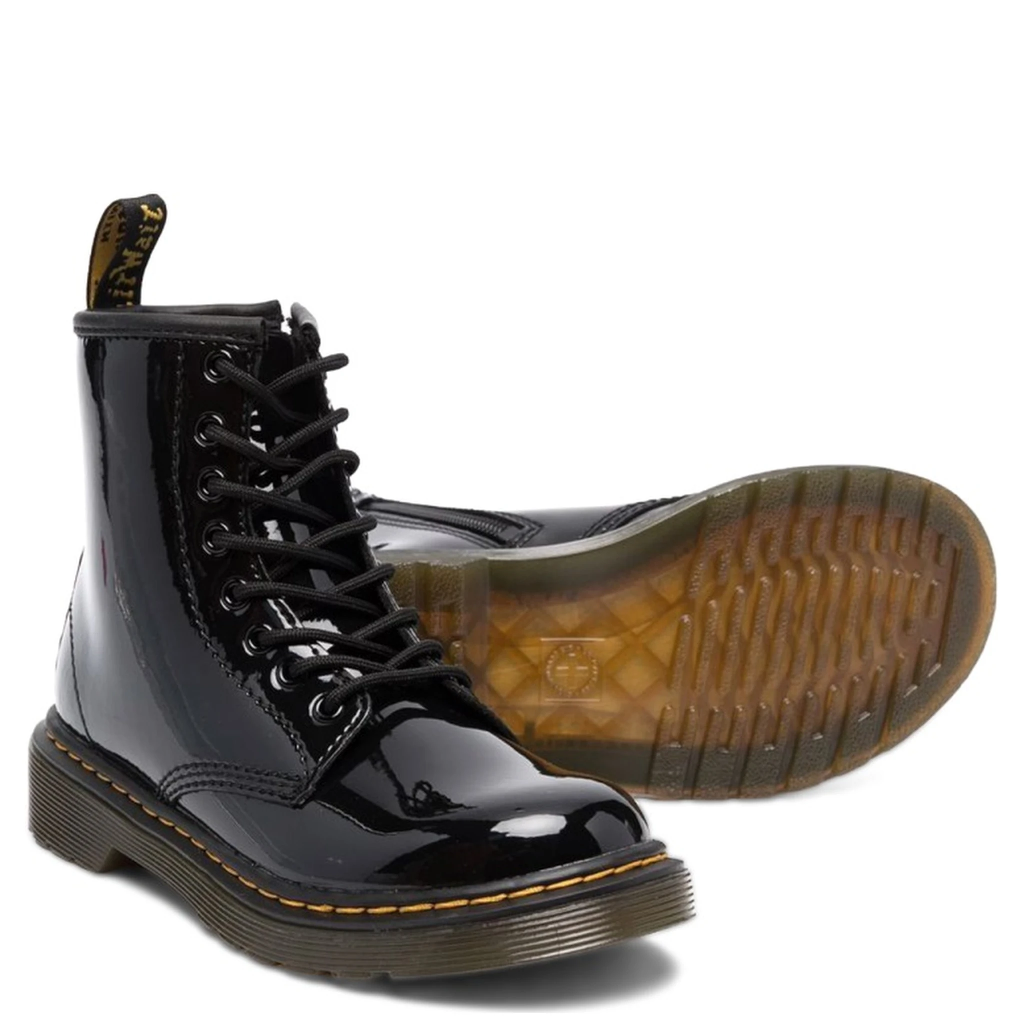 1460 J BLACK PATENT LAMPER