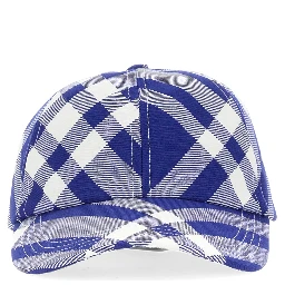 BASEBALL CAP WITH TARTAN PATTERN