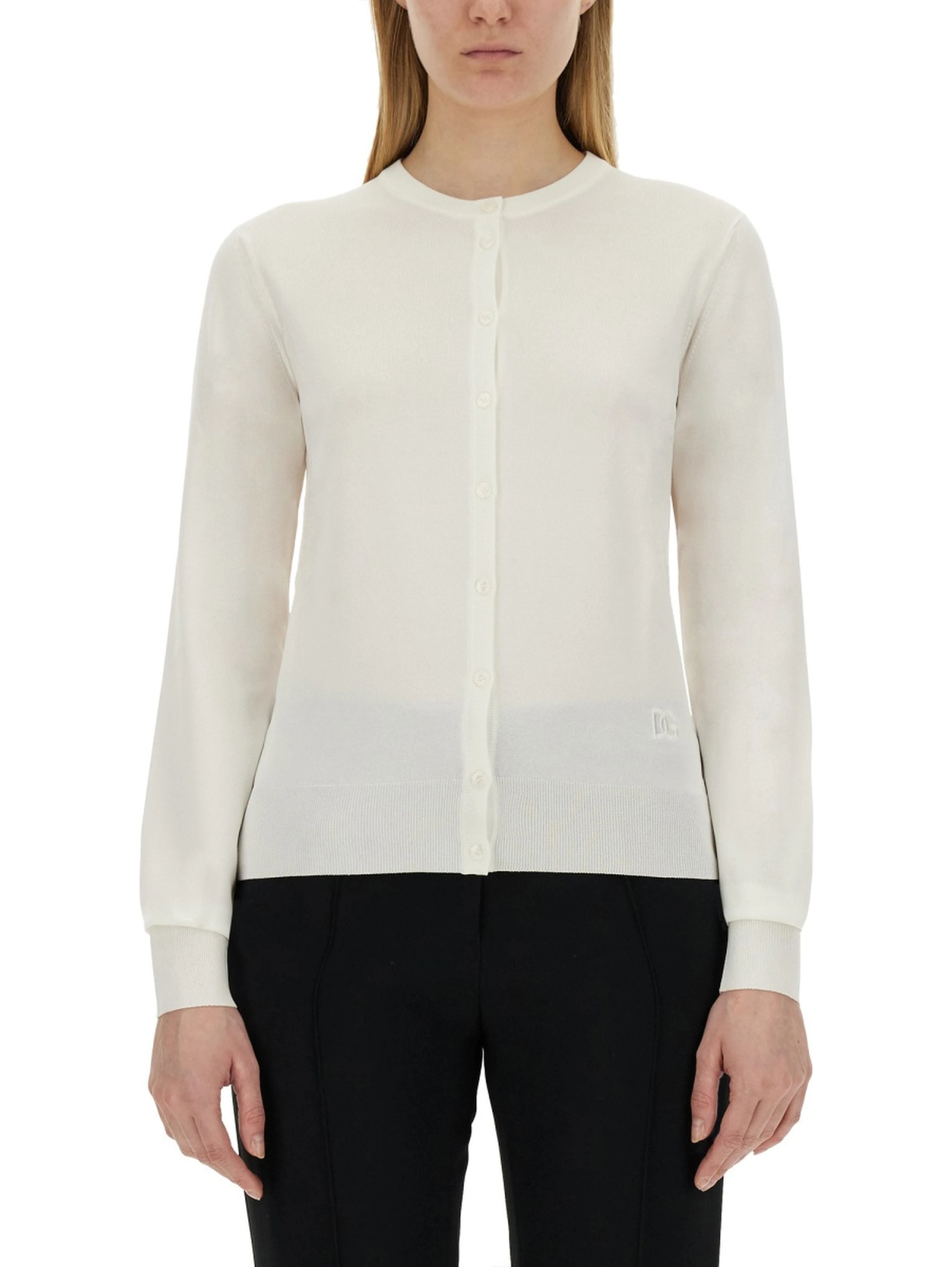 CARDIGAN WITH LACE INLAYS