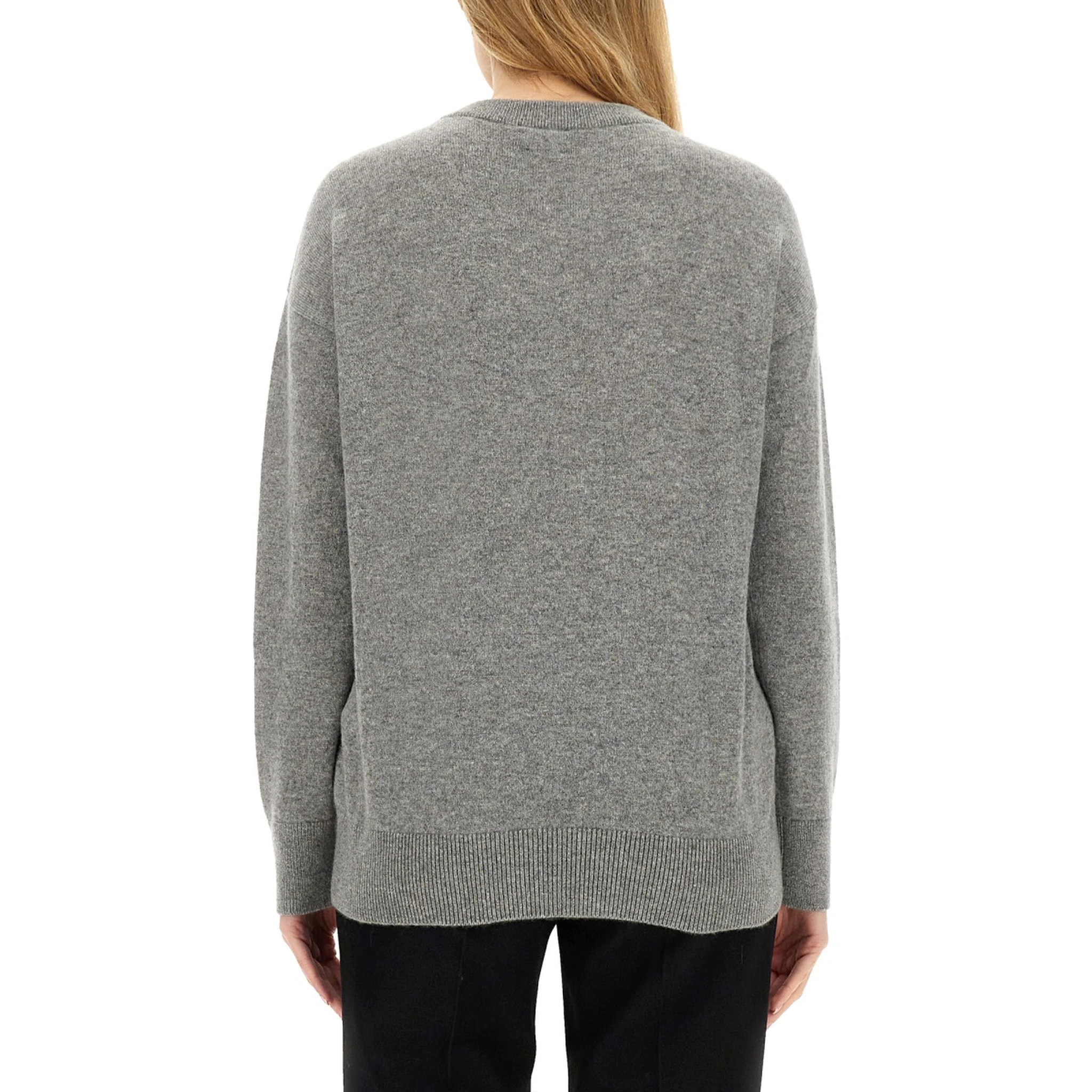 CASHMERE SWEATER WITH KILT PIN