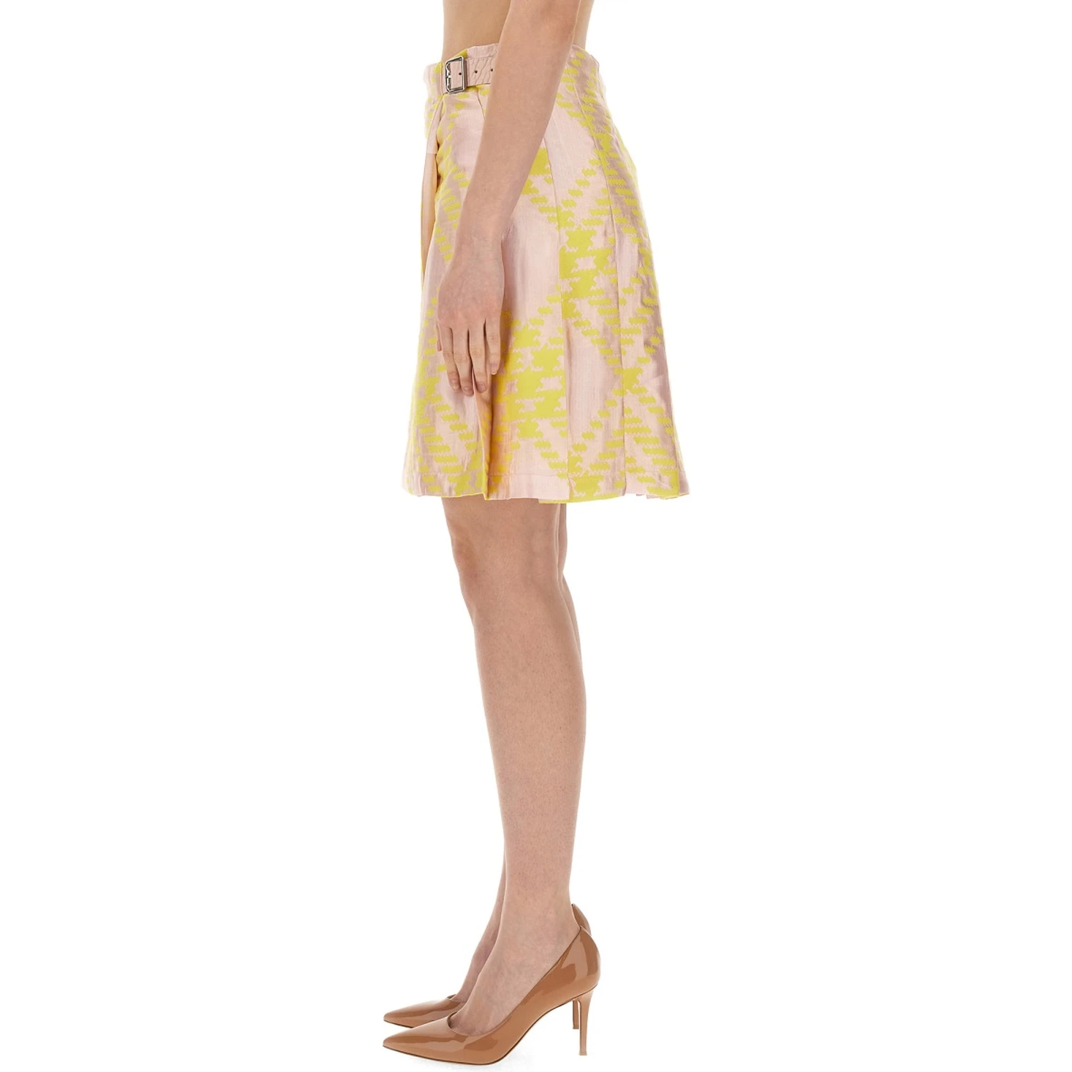 CHECK PATTERN SKIRT