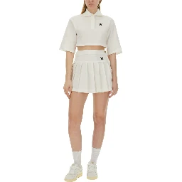 MONOGRAM CROPPED POLO SHIRT