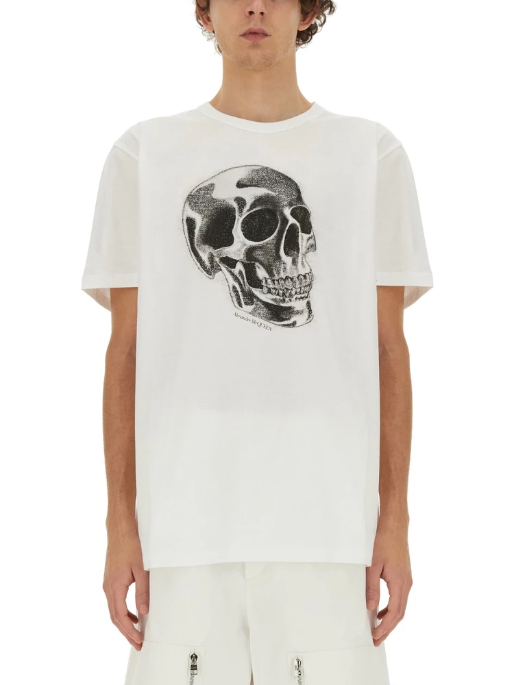 SKULL PRINT T-SHIRT