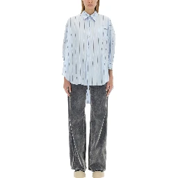 ASYMMETRICAL STRIPED SHIRT