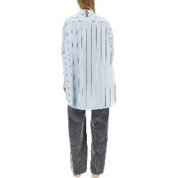 ASYMMETRICAL STRIPED SHIRT