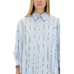 ASYMMETRICAL STRIPED SHIRT