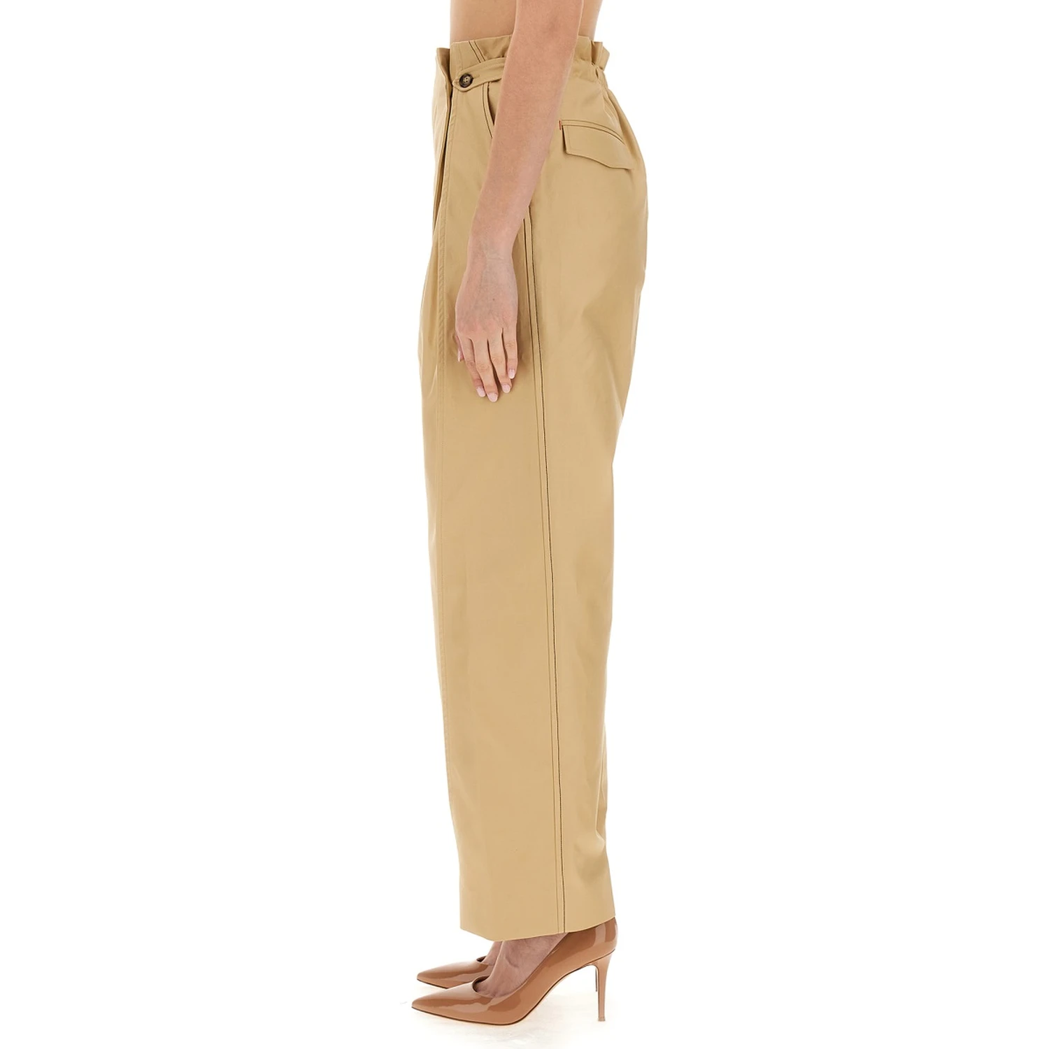 PANTS GATHERED WAIST