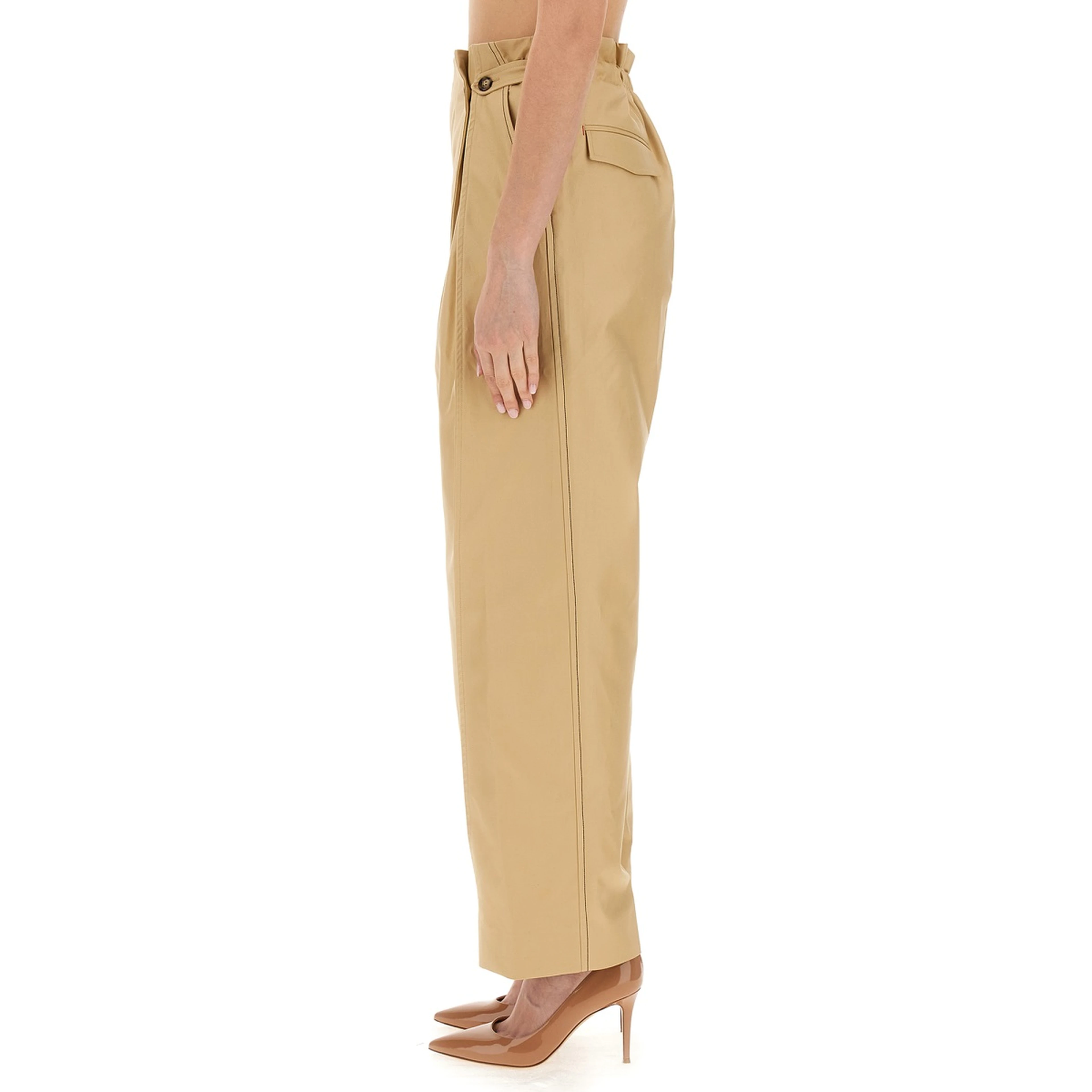 PANTS GATHERED WAIST