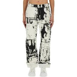 WORKWEAR JEANS WITH FOLD PRINT