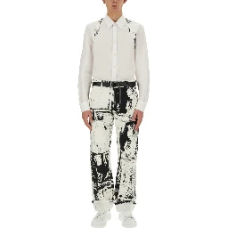 WORKWEAR JEANS WITH FOLD PRINT