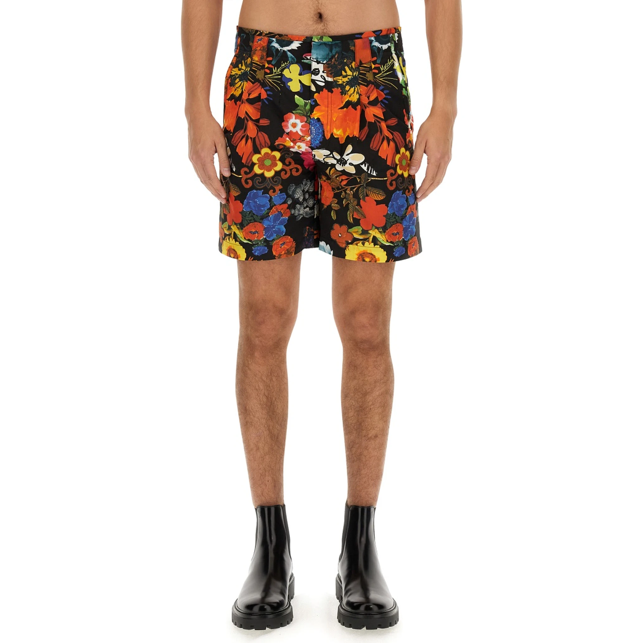 BERMUDA WITH FLORAL PATTERN