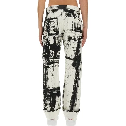 WORKWEAR JEANS WITH FOLD PRINT