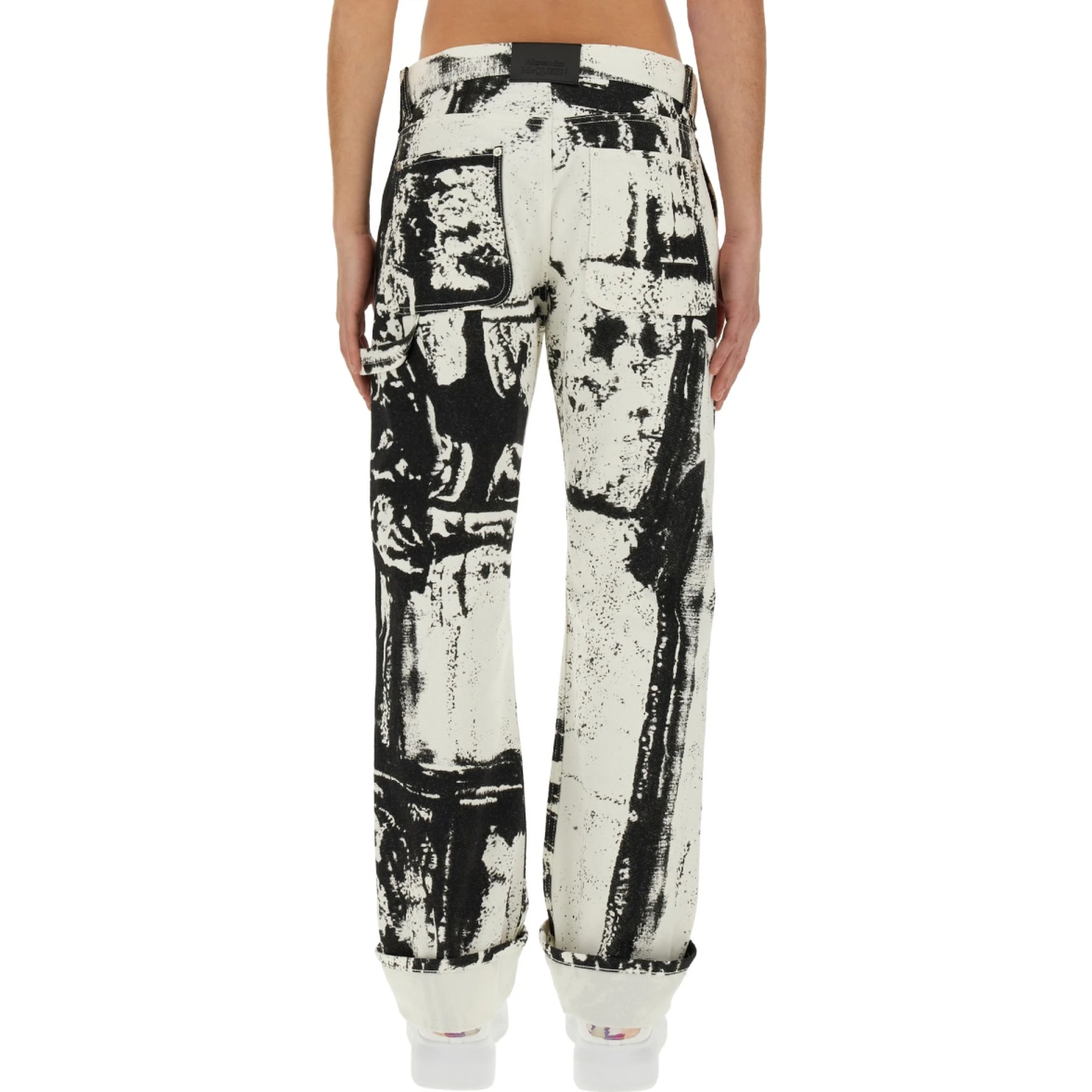 WORKWEAR JEANS WITH FOLD PRINT