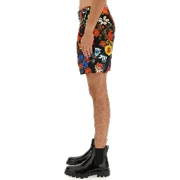 BERMUDA WITH FLORAL PATTERN