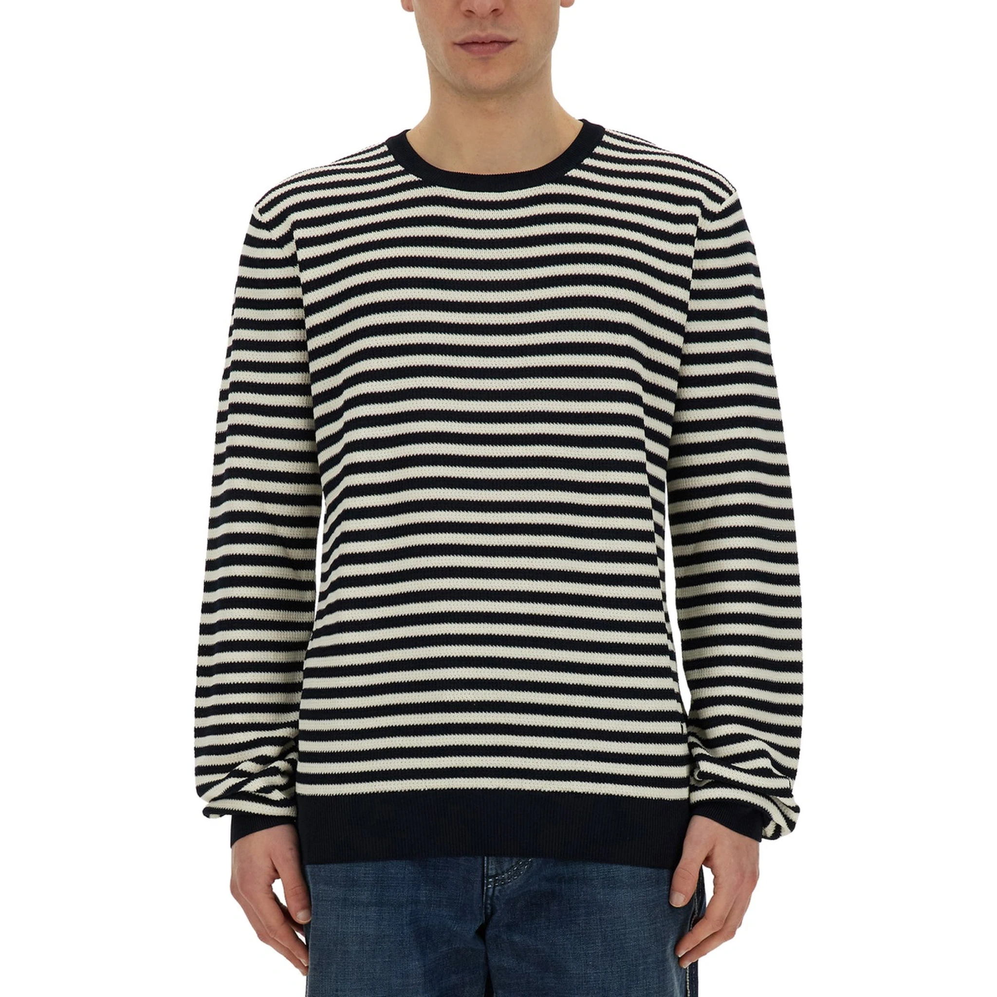 JERSEY WITH STRIPE PATTERN