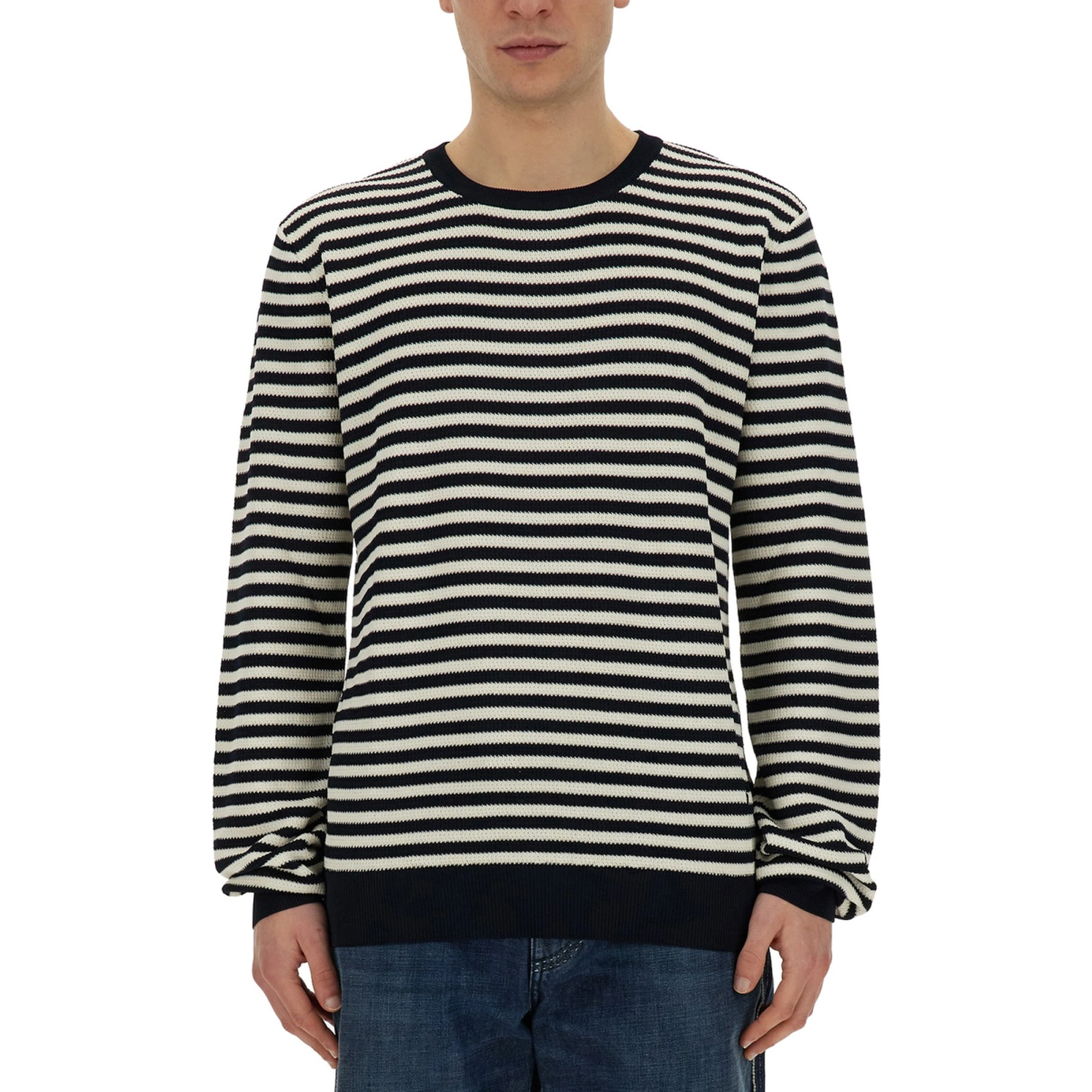 JERSEY WITH STRIPE PATTERN
