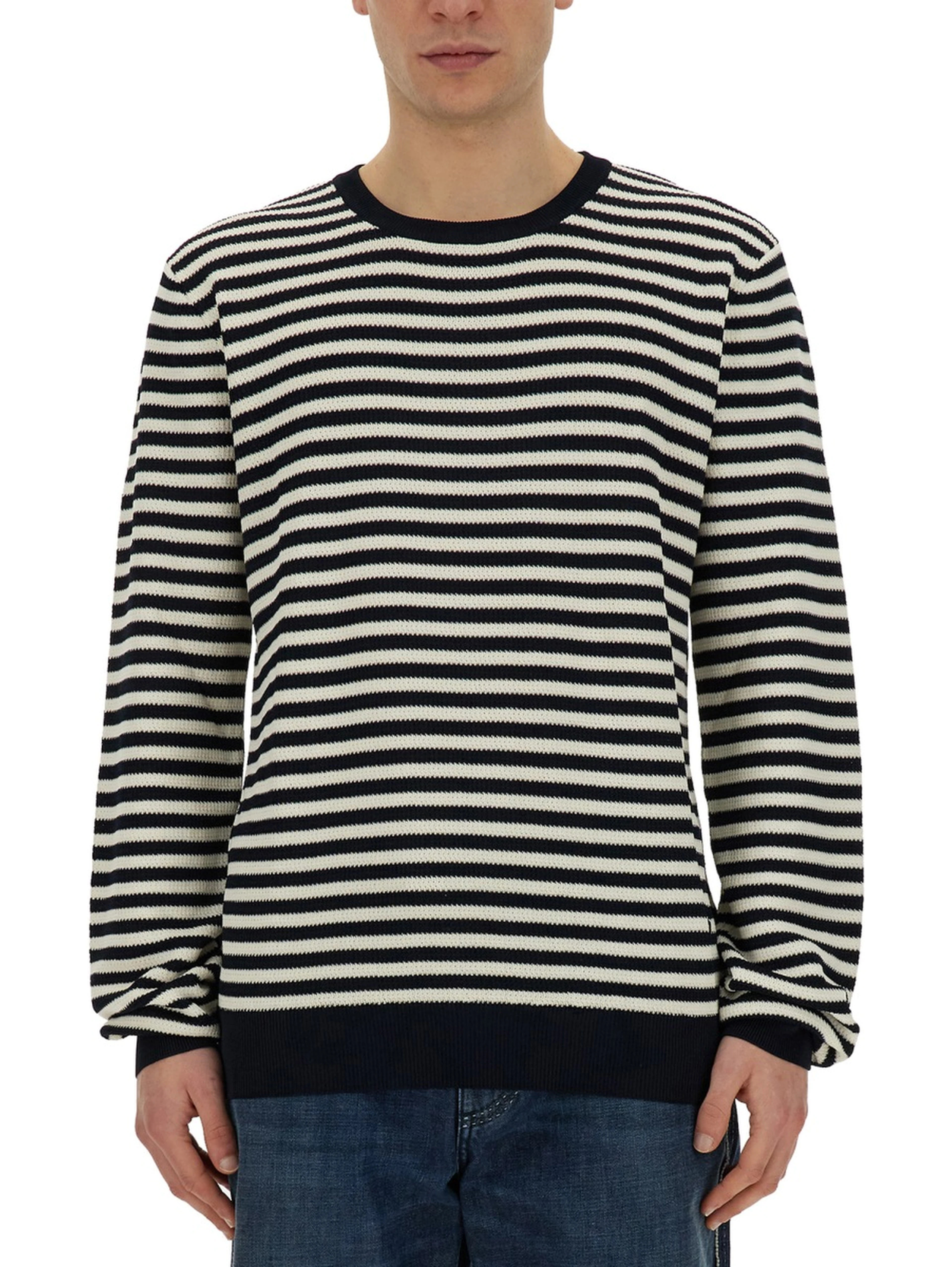 JERSEY WITH STRIPE PATTERN