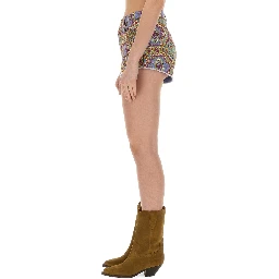 PAISLEY PRINT SHORTS