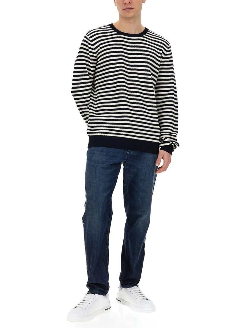JERSEY WITH STRIPE PATTERN