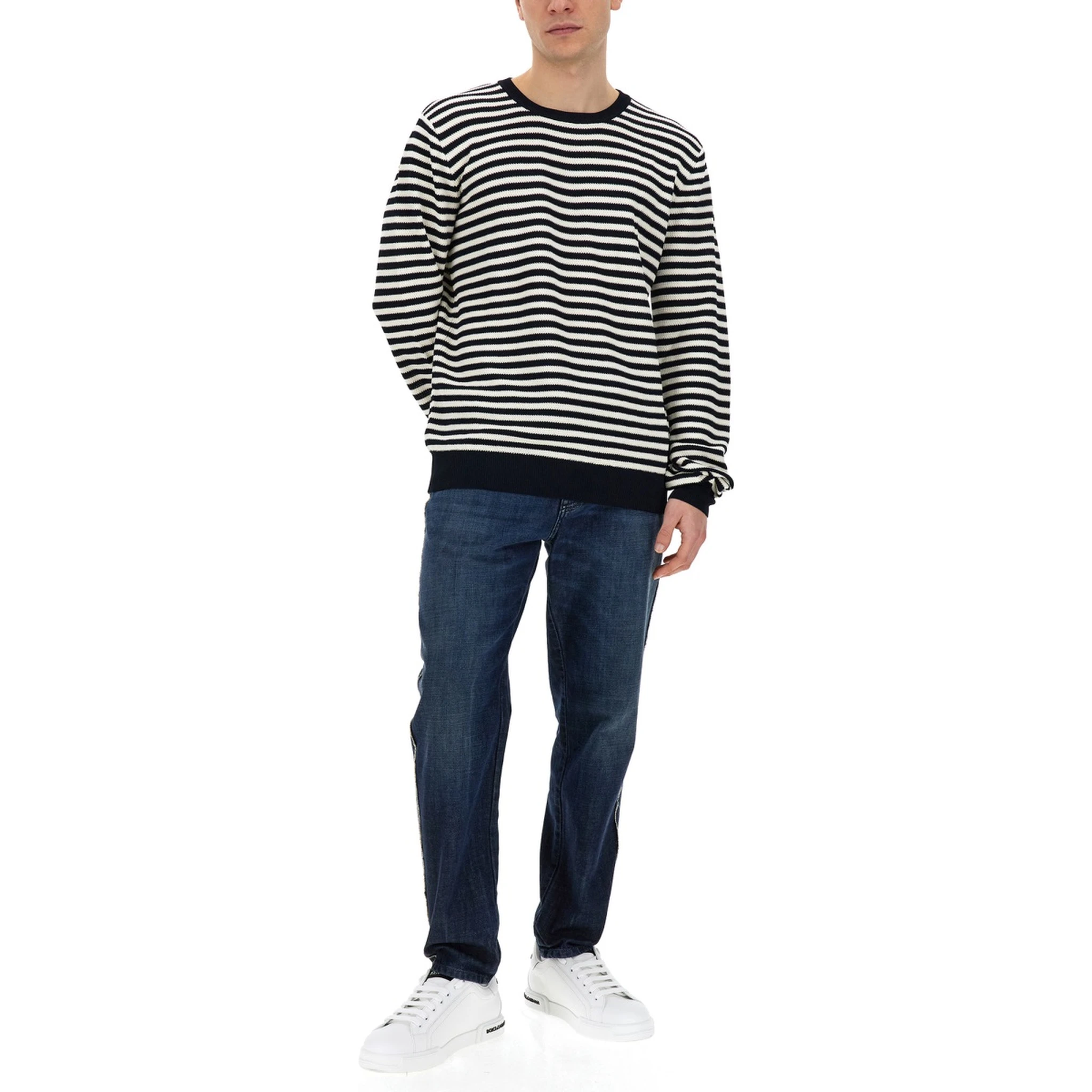 JERSEY WITH STRIPE PATTERN