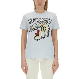 T-SHIRT WITH TIGER EMBROIDERY