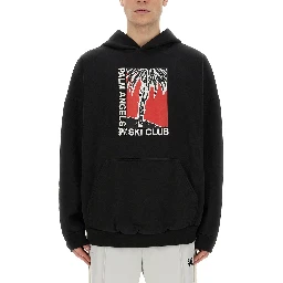 PALM SKI CLUB PRINT SWEATSHIRT
