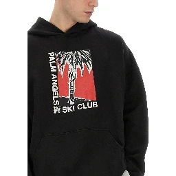 PALM SKI CLUB PRINT SWEATSHIRT